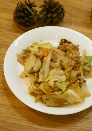 ザ・実験！塩レモンを野菜炒めにかけると？-レシピのメイン写真