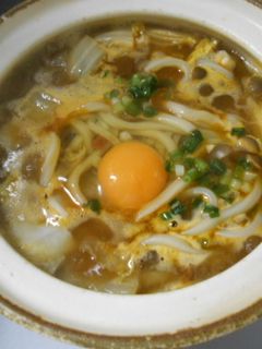 鍋のあとは。カレーうどんで〆る!-レシピのメイン写真