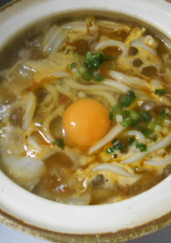 鍋のあとは。カレーうどんで〆る！-レシピのメイン写真