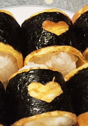 母の味♪たまご巻きおにぎり☆お弁当に♡-レシピのメイン写真