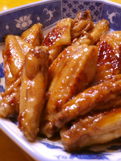塩麹漬け鶏手羽中の甘辛焼き-レシピのメイン写真