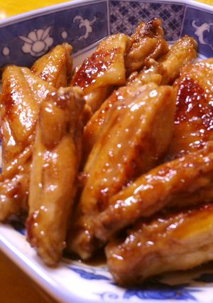 塩麹漬け鶏手羽中の甘辛焼き-レシピのメイン写真