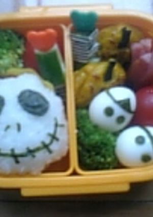 ハロウィン キャラ弁 弁当-レシピのメイン写真
