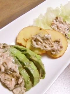 ツナ缶と海苔の佃煮で、メチャ簡単ディップ-レシピのメイン写真
