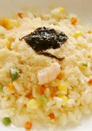 粉チーズたっぷり、のせピラに海苔の佃煮も-レシピのメイン写真