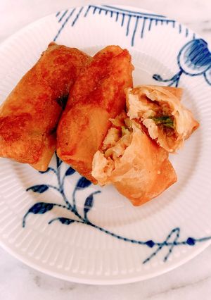 蓮根豚肉春雨の春巻き★-レシピのメイン写真