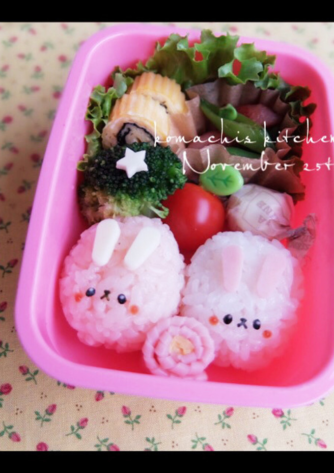 幼稚園 お弁当♡ちびうさぎ 簡単 キャラ-レシピのメイン写真
