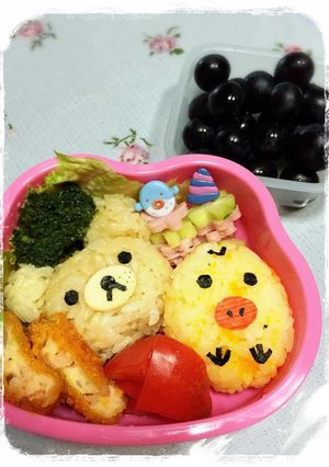 リラックマ☆キイロイトリ☆キャラ弁-レシピのメイン写真