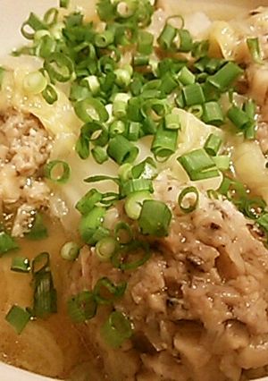 豚団子と白菜の簡単スープ☆-レシピのメイン写真