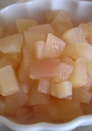 林檎だけで！ほんのりピンクな♪りんご煮-レシピのメイン写真
