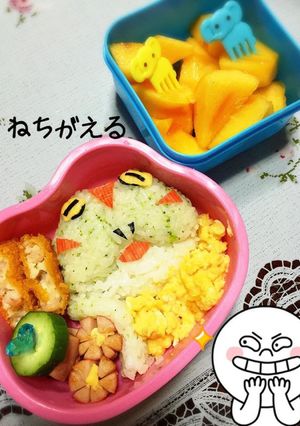 ねちがえる☆妖怪ウォッチ☆キャラ弁-レシピのメイン写真