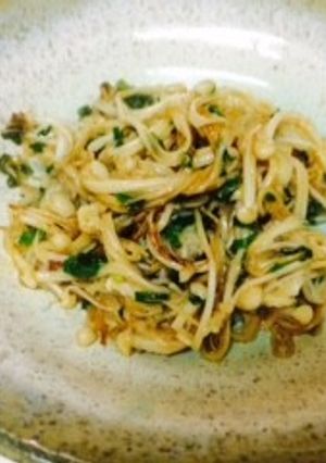 えのきで簡単ホイル焼き風酒のおつまみ-レシピのメイン写真