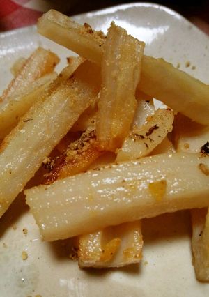 簡単!蓮根のトースター焼き★ゴマ塩レモン-レシピのメイン写真