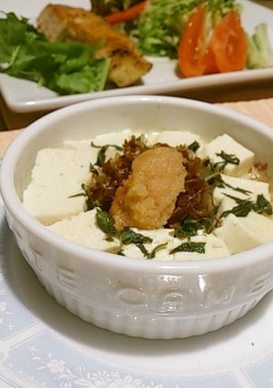 豆腐とおかかと明太子のココットカマン-レシピのメイン写真