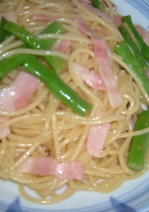 いんげんの和風スパゲティ-レシピのメイン写真