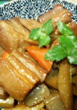 豚味噌角煮･圧力鍋-レシピのメイン写真