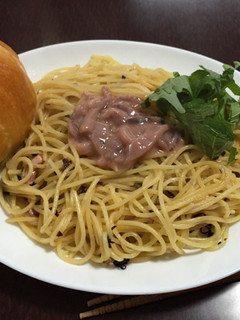 塩辛のパスタ-レシピのメイン写真