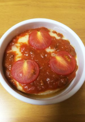 ♪ミートソースで簡単ココットカマン♪-レシピのメイン写真