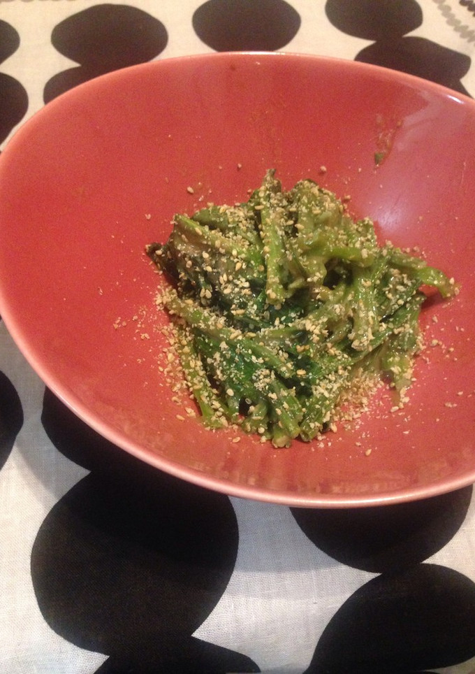 甘糀で、ほうれん草のごまあえ-レシピのメイン写真