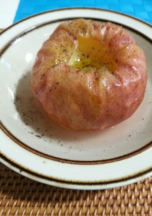 冷え症に!レンジで簡単蒸しりんご♪-レシピのメイン写真