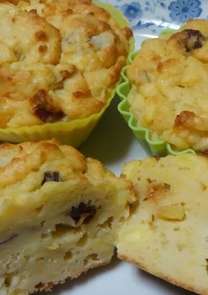 豆腐のしっとりレーズンケーキ-レシピのメイン写真