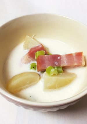 シンプル田舎料理☆カブとベーコンのスープ-レシピのメイン写真