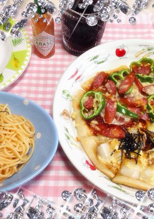 和風餅ピザ-レシピのメイン写真