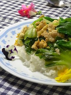 カニ玉レタス炒め-レシピのメイン写真