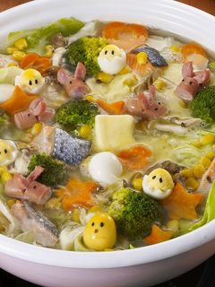 わいわい!塩バター鍋-レシピのメイン写真