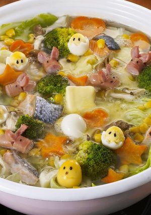 わいわい!塩バター鍋-レシピのメイン写真