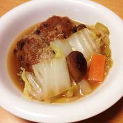 白菜と肉団子の煮物-レシピのメイン写真
