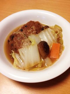 白菜と肉団子の煮物-レシピのメイン写真