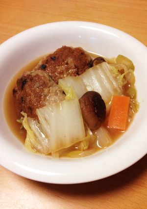白菜と肉団子の煮物-レシピのメイン写真