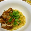 ネギソースのパスタ