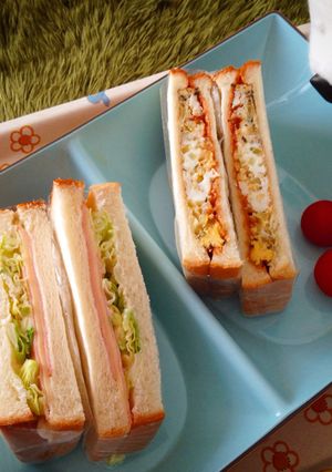 前日サンドイッチ-レシピのメイン写真