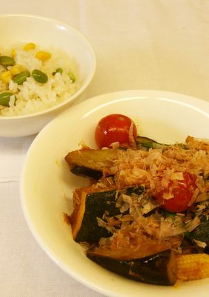 えだまめとコーンのいろどりごはん-レシピのメイン写真