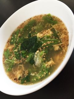 レタスたっぷり卵スープ-レシピのメイン写真