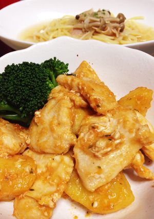 鶏胸肉とじゃがいものケチャップ炒め-レシピのメイン写真