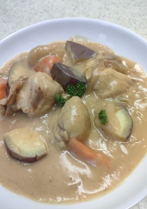 シュクメルリ　温かサツマイモシチュー-レシピのメイン写真