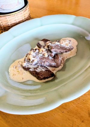 牛肉ソテー　ポルチーニ・ソース-レシピのメイン写真