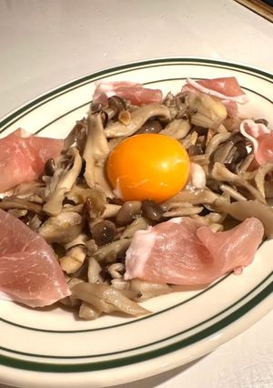 秋のキノコのぺぺタマ🍄-レシピのメイン写真