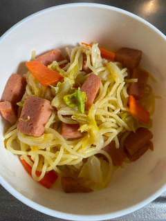 スパム塩焼きそば-レシピのメイン写真