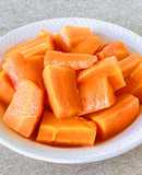 防災レシピ🍲湯煎で作る🥕人参グラッセ