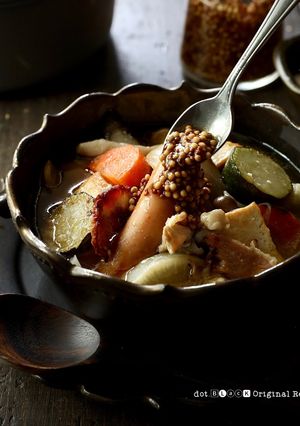 残り野菜で栄養補給&腸活に！一品入魂✨洋風味噌汁-レシピのメイン写真
