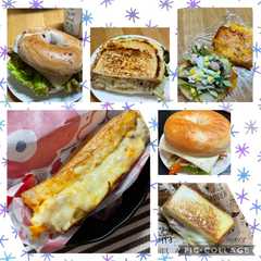 A picture of フライパンで作るおひとりさまホットサンド.