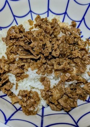 【牛丼よりも簡単？】甘めの牛めし-レシピのメイン写真