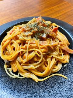 ブロッコリーのトマトクリームパスタ by Blue-Island ブロッコリーのトマトクリームパスタ by Blue-Island