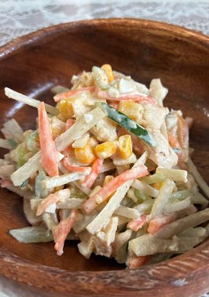 ごぼうとサラダチキンのマヨサラダ✨-レシピのメイン写真