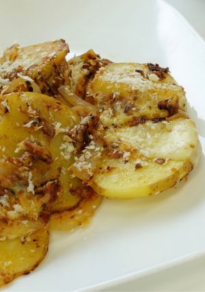 いわしトマト缶でポテトのパン粉チーズ焼き-レシピのメイン写真