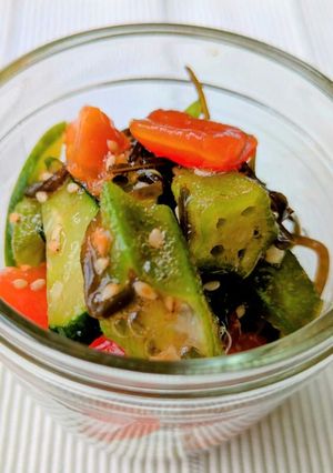 夏野菜の塩昆布和え-レシピのメイン写真